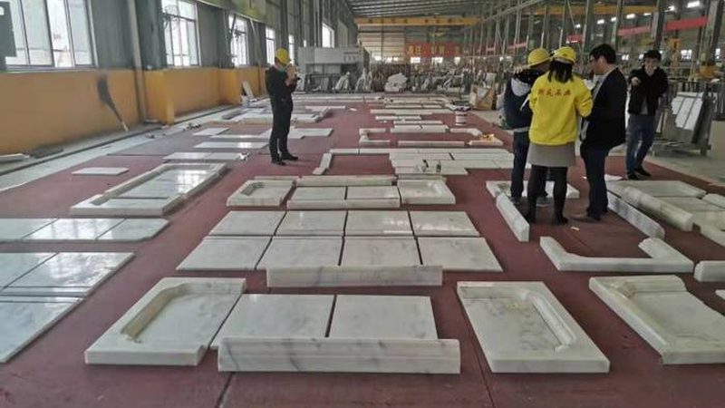 商场公共区人造石洗手台定制，如何兼顾美观与实用？**